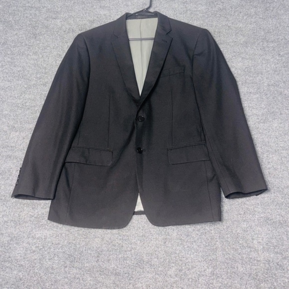Andrew Fezza Mens Abner Black 2-Button Suit Jacket Blazer Size 38S